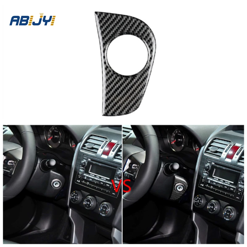 

Car-styling Airspeed Carbon Fiber Keyhole Cover Sticker Ignition Decoration for Subaru FORESTER XV WRX STI CROSSTREK Accessories