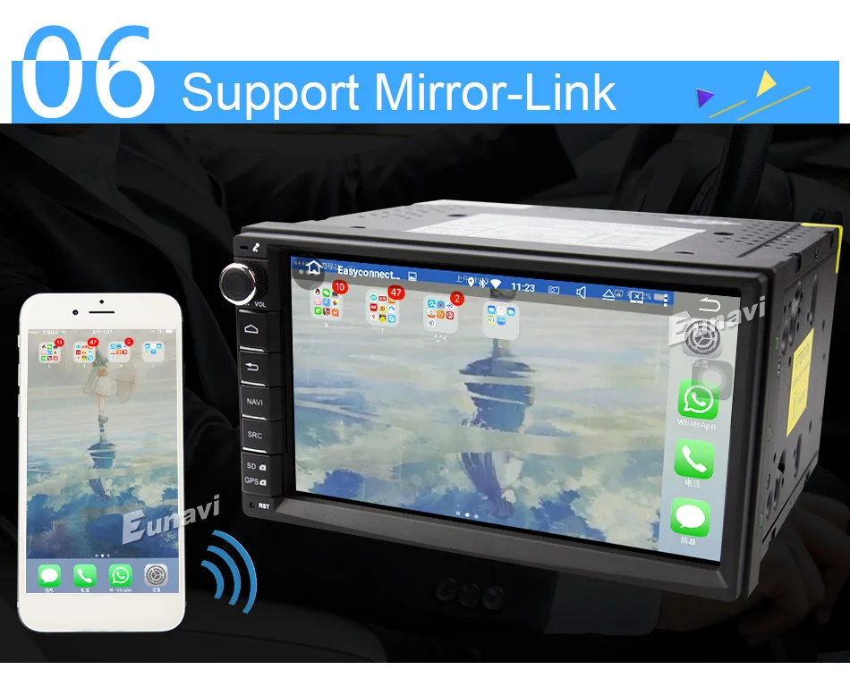 Cheap Eunavi Android 8.1 TDA7851 7 inch Universal Car Audio Stereo GPS Navigation Double 2 Din 1024*600 HD Car Radio Multimedia Player 15 Cheap Eunavi Android 8.1 TDA7851 7 inch Universal Car Audio Stereo GPS Navigation Double 2 Din 1024*600 HD Car Radio Multimedia Player 15