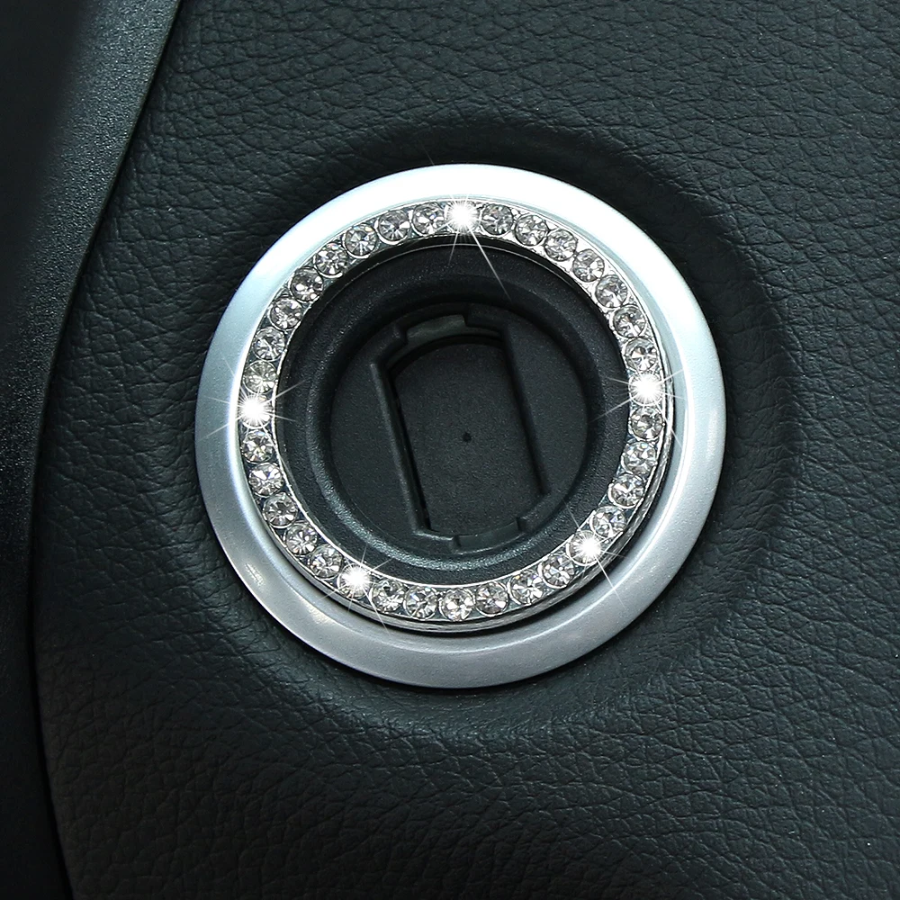 

Car styling Car Engine Start Stop Ignition Key Ring For Ford EDGE Explorer EXPEDITION EVOS START C-MAX S-MAX B-MAX