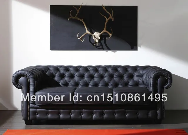 High Quality Low Price Sofa Leather Chesterfield 3 High Quality Low Price Sofa Leather Chesterfield 3 Seater