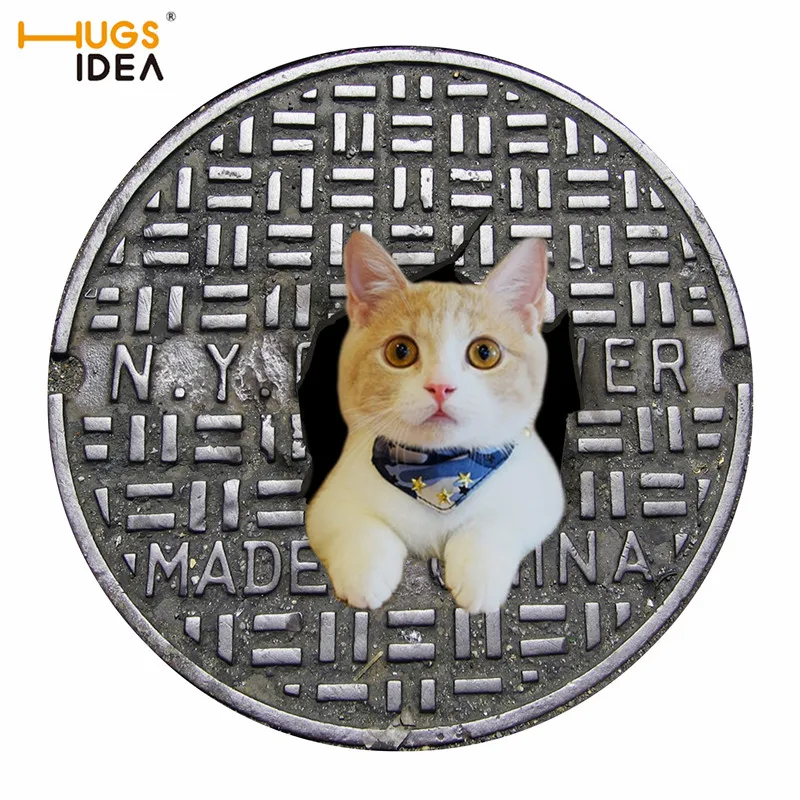 HUGSIDEA Симпатичные животные кошка 3D печати Круглый Гобелен круглый пляж бросить гобелен Home Decor хлопок покрытие стола диван кровать ковры коврики