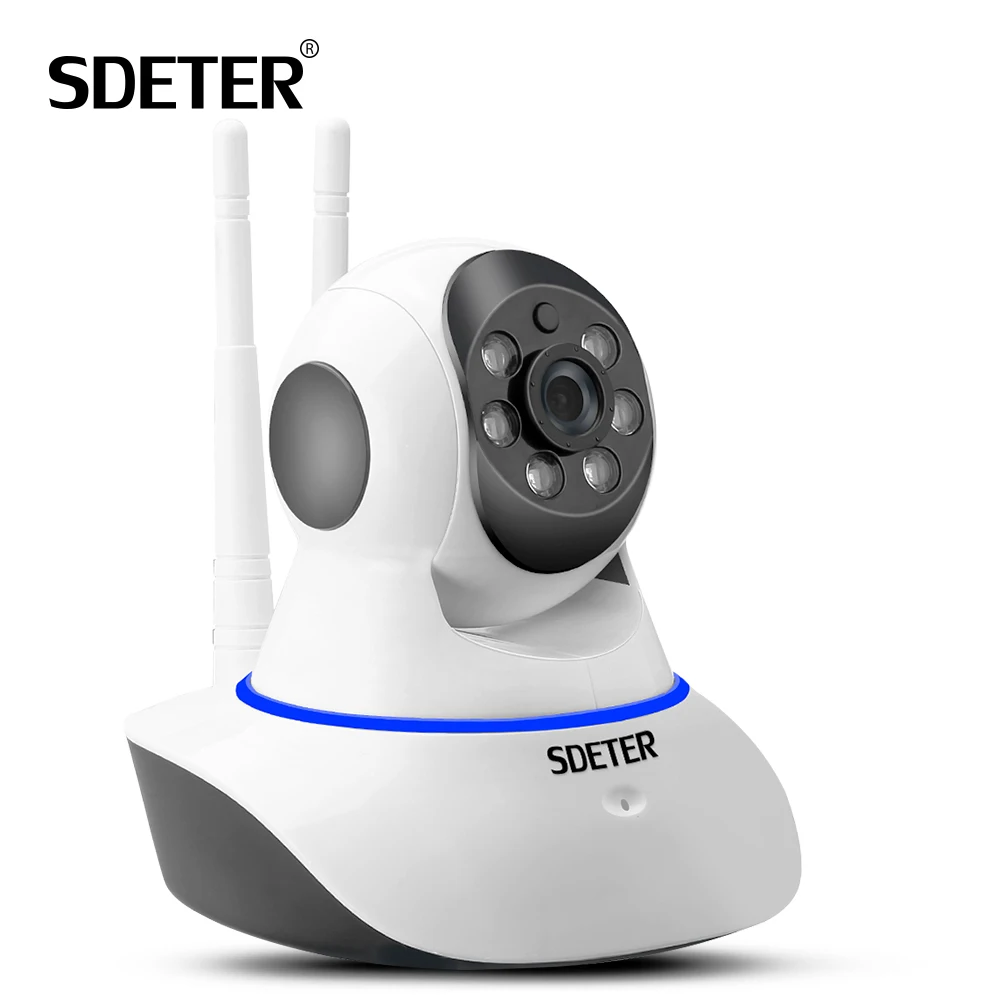 SDETER, беспроводная, 720 P, камера безопасности, s, облако, CCTV, IP камера, Wi-Fi, домашнее наблюдение, ИК, ночное видение, детский монитор, камера, IP CCTV