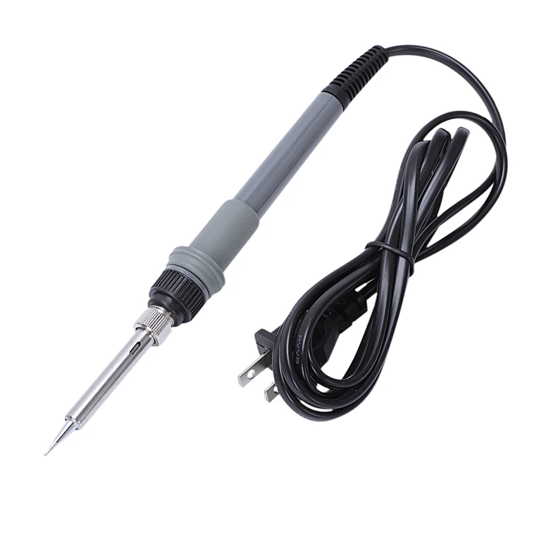 

Us Plug,110V 60W Electrical Soldering Iron Adjustable Temperature Soldering Welding Rework Repair Tool + 5Pcs Solder Tip