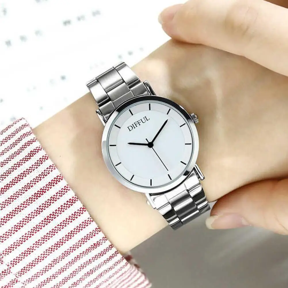 LinTimes 1 шт. часы для влюбленных стильные сплав Бизнес Кварцевые наручные спортивные часы Orna Мужские t подарок для женщин мужчин