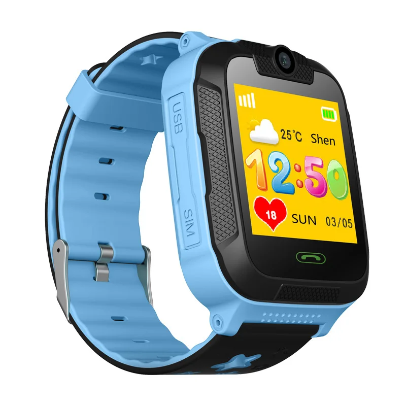 2018 новые детские часы с GPS tracker 1,4 дюймов touch Экран Камера SOS вызова расположение сеть 3G WI-FI детские часы Smart часы TD07S