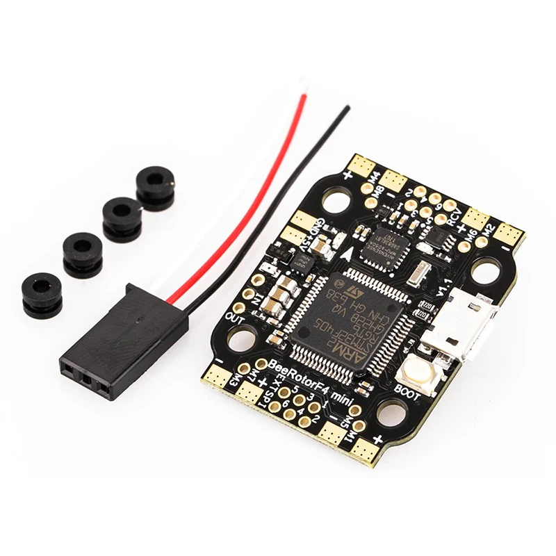 

BeeRotor Mini F4 Flight Controller Board W/ BFOSD F4 Flight Control Built-in PDB BEC for FPV Racing Quadcopter RC Frame Drone