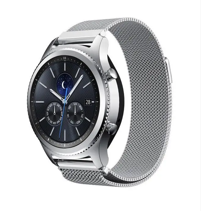

22mm 20 Wirst Band for Samsung Gear S4 S3 S2 Huawei 2 classic watch 2 1 xiaomi huami amazfit 2 1 bip lite stainless steel Strap