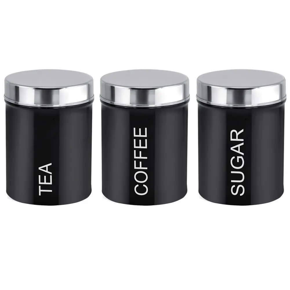V King New Arrivals Elegant Stainless Steel Seal Pot Tea Storage V King New Arrivals Elegant Stainless Steel Seal Pot Tea Storage Bottle Jar Black Coffee Sugar Container Set In Bottles Jars From Home