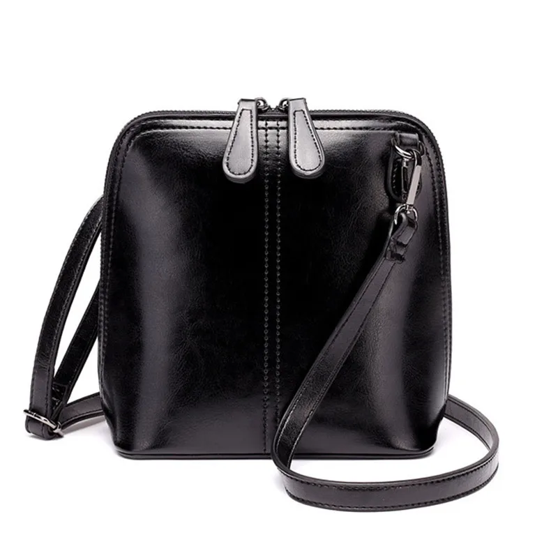 المرأة البسيطة جلد طبيعي أكياس Fasgion الصيف حقيبة كتف امرأة رسول قذيفة حقيبة Crossbody محفظة حقائب يد عالية الجودة