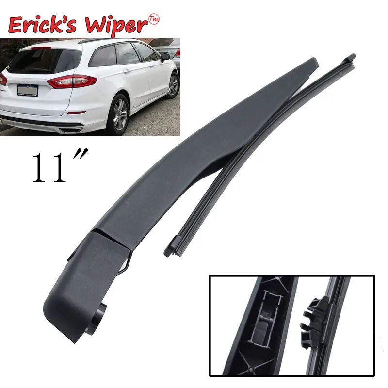 

Erick's Wiper 11" Rear Wiper Blade Arm Set Kit For Ford For Mondeo 2014 - 2018 Windshield Windscreen Rear Window 2015 2016 2017