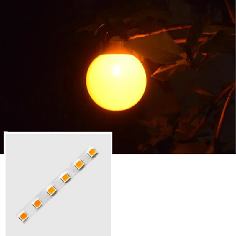 LED solar spherical flame light outdoor solar lights waterproof for garden decoration Intelligent light control Ball Hang Lamp (5)