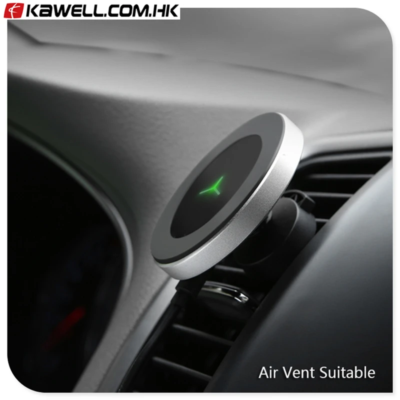 

100 pcs a lot 360 Degree Rotation Wireless Car Charger For Mobile phone