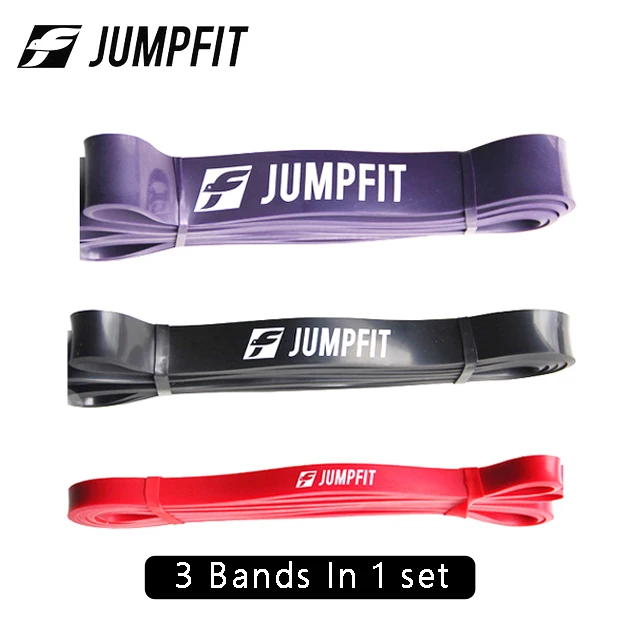 Jumpfit 3 шт./компл. Фитнес резиновые подтянуть Эспандеры Мощность Латексная лента с соединяющей петлёй, эспандер подвесные ленты для тренировок