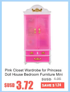 6 шт. милые Мультяшки, для принцессы детские игрушки Аксессуары для кукол винтажная для дивана стул диван стол мебель лампа набор разобранный