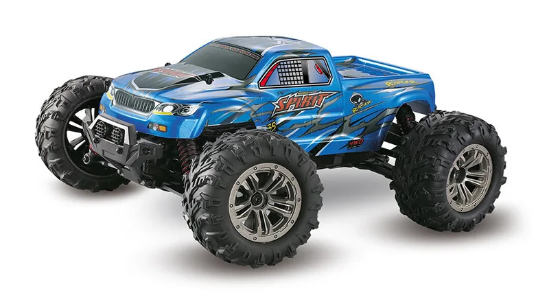 XINLEHONG 9130 RC автомобиль 1:16 2,4G 4WD матовый высокоскоростной внедорожник RC автомобиль игрушки RTR 36 км/ч матовый Байк быстрая скорость vs JJRC Q39 - Цвет: Blue Original Box