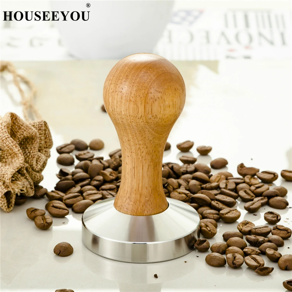 58mm Stainless Steel Nespresso Coffee Bean Tamper Flat Espresso Tamper