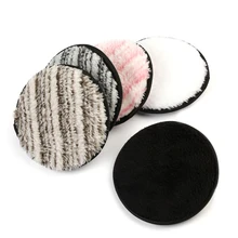 1 шт. круглый косметический спонж для снятия салфеток из микрофибры Инструмент для чистки лица принадлежности для макияжа Горячая Распродажа