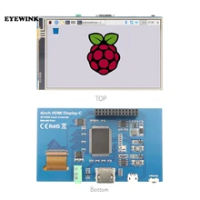 Módulo do painel lcd 4 polegadas hdmi, tela tátil tft 800*480 para banana pi raspberry pi 2 raspberry pi 3 modelo b/b +