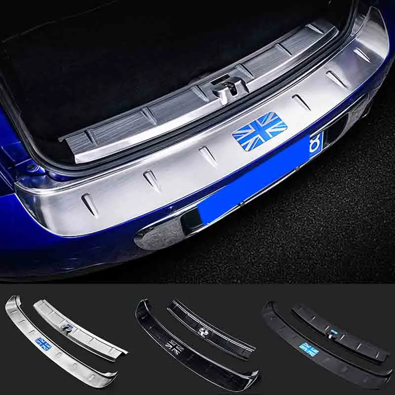 

Car Accessories Union Jack carbon fiber Rear Tail Trunk Lid Molding Trim Decoration Cover Trim For Mini Cooper R60 Countryman