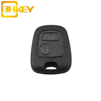

BHKEY Without Blade 2Buttons Remote Car key shell Case For Peugeot 206 Auto Key Case