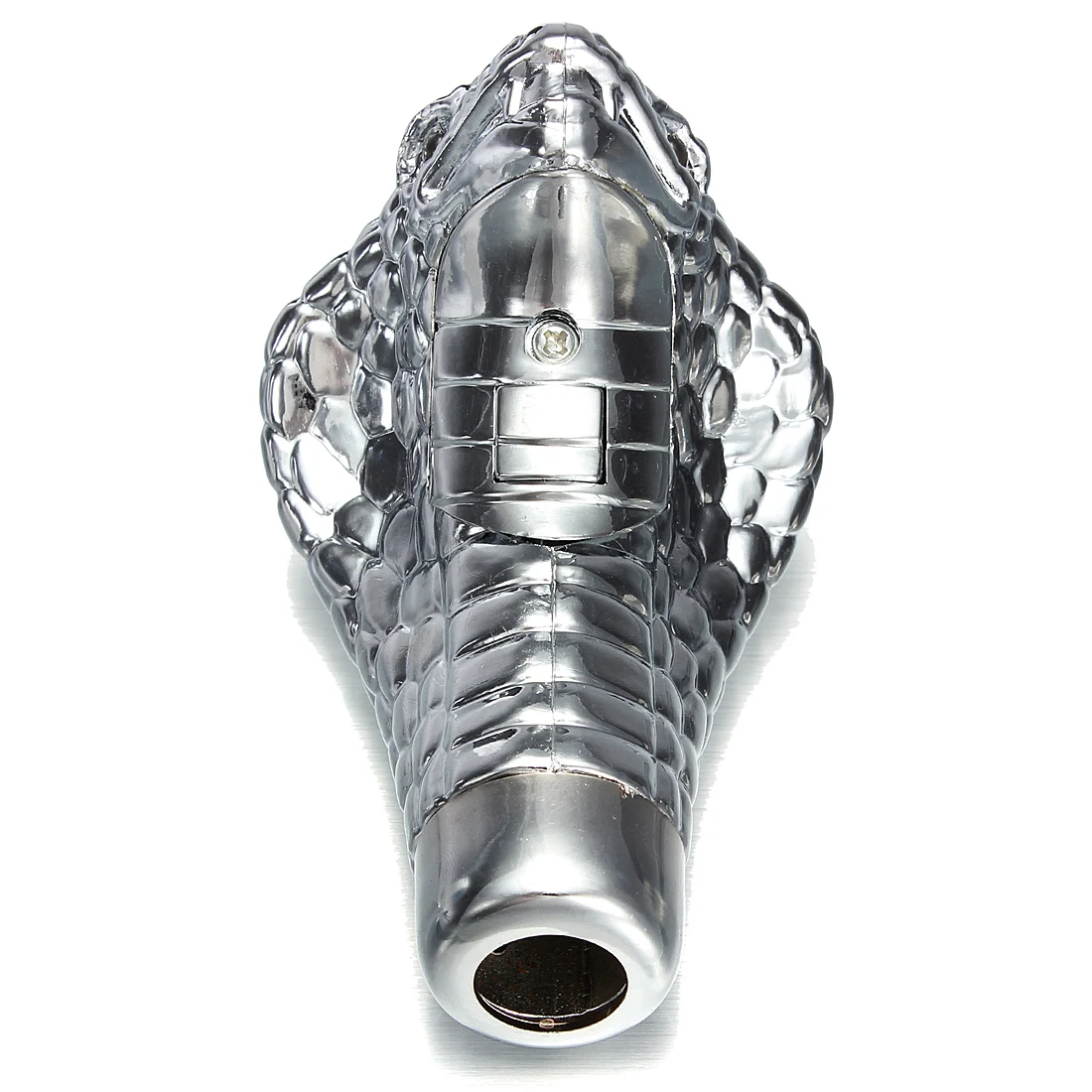 

Knob Lever Change chrome LED Car Cobra Snake Silver, Blue / Red Light color