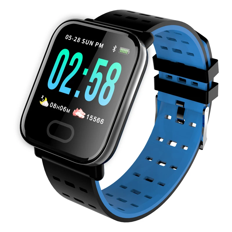 Смарт часы ESEED A6 сенсорный экран montoring Smartwatch в реальном времени IP67
