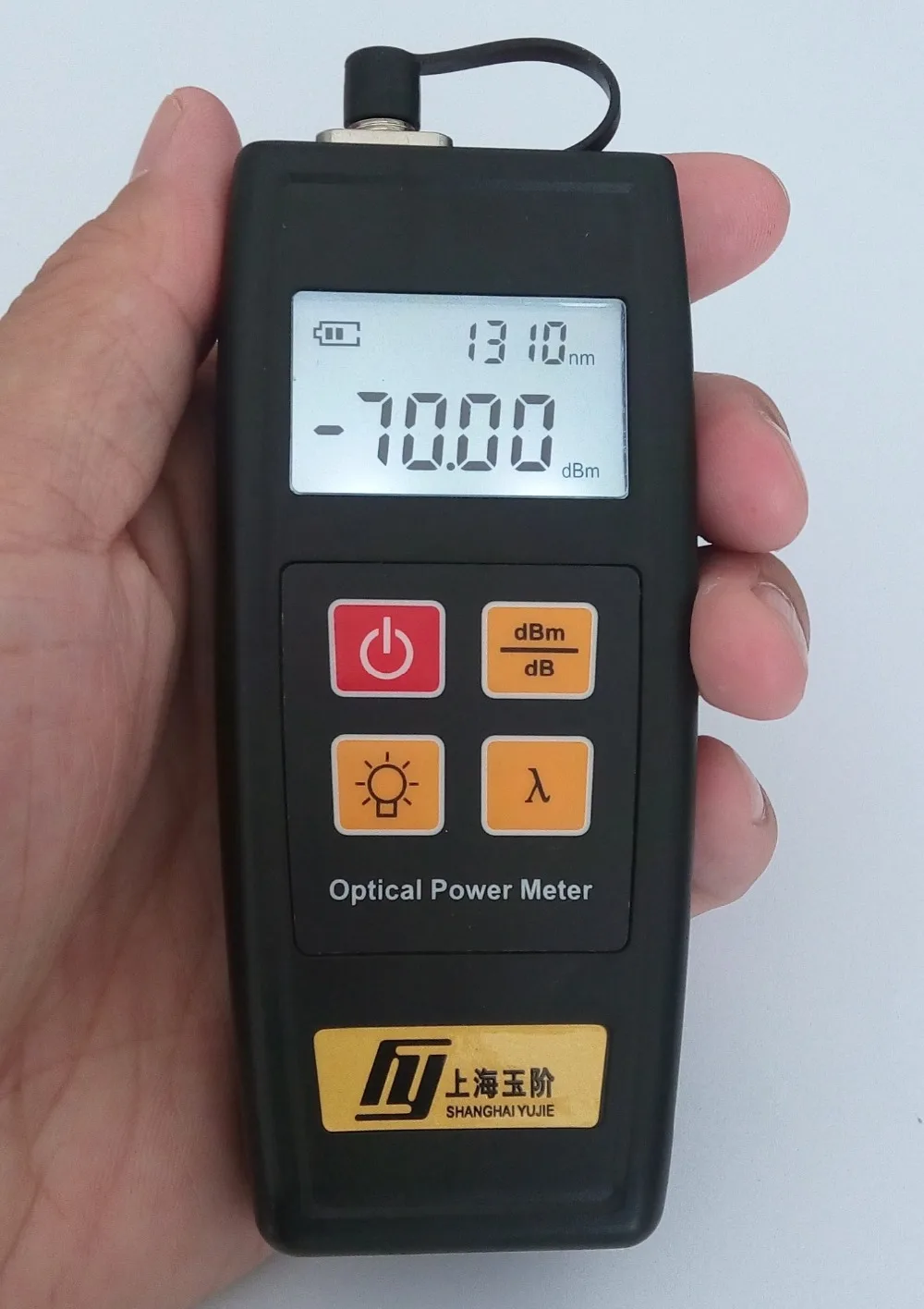 

YJ-350A Telecommunication -70~+6dBm Handheld Mini Optical Power Meter