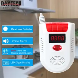 DAYTECH LPG уволен детектор газа светодио дный светодиодный дисплей спг газа детектор утечек для дома безопасности
