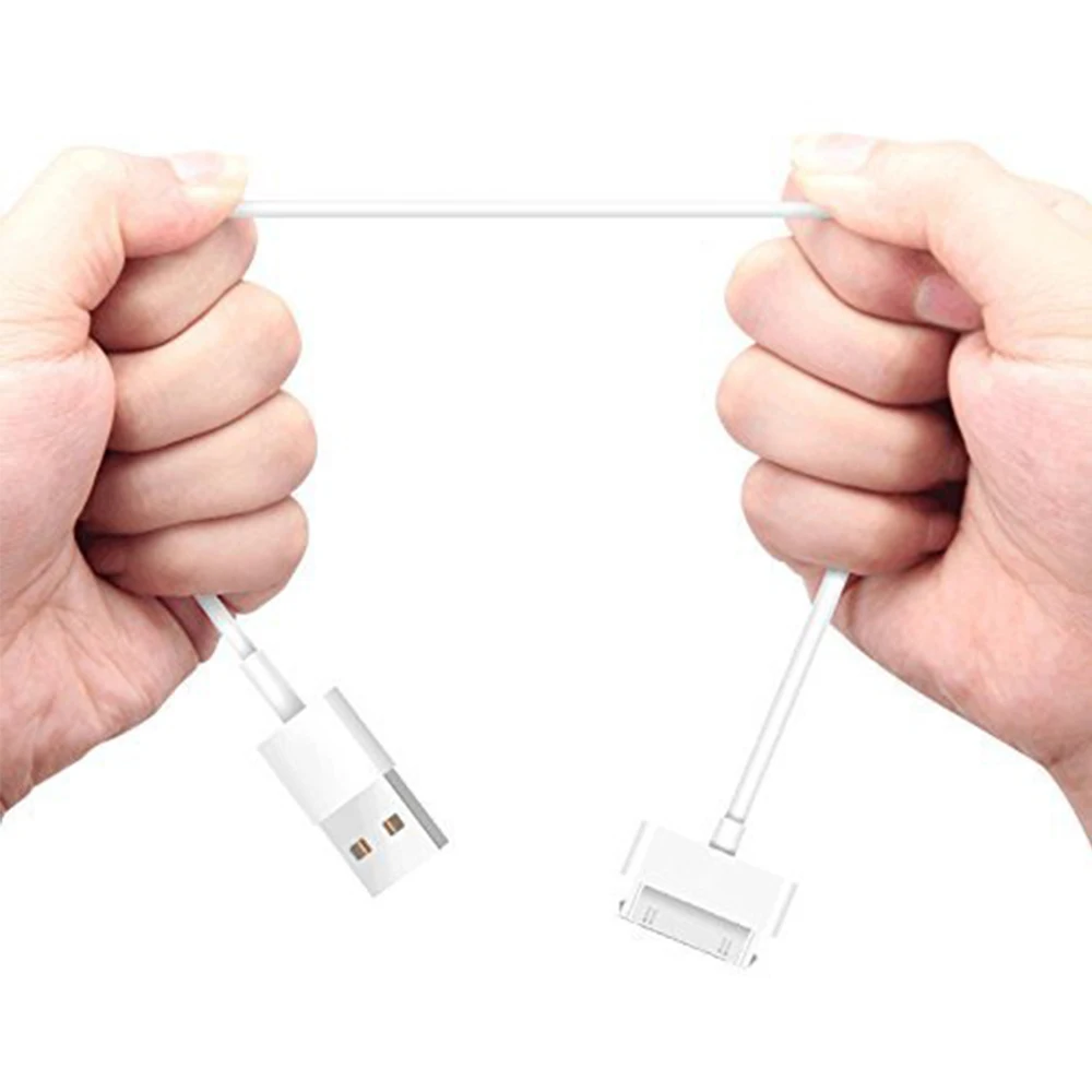 2 шт. usb кабель для зарядки iphone 4|Кабели мобильных телефонов| |