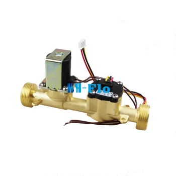 

G3/4" DC12V Solenoid Valve + Flowmeter for IC card, water meter type HT140