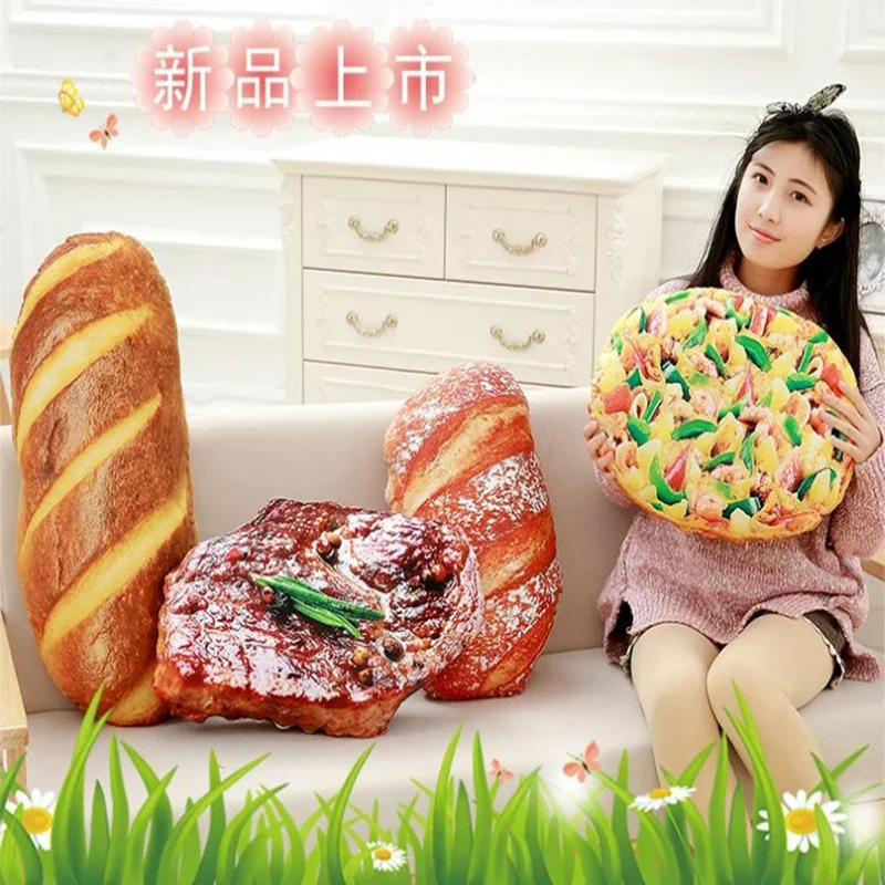 Creative Personality Simulation Bread Pillow Plush Toy Dolls Home Office Nap for birthday gift toys for children 1pc 40cm creative plush toast bread pillow toy stuffed bread cushion funny toast bread pillow for pets birthday gift decoration