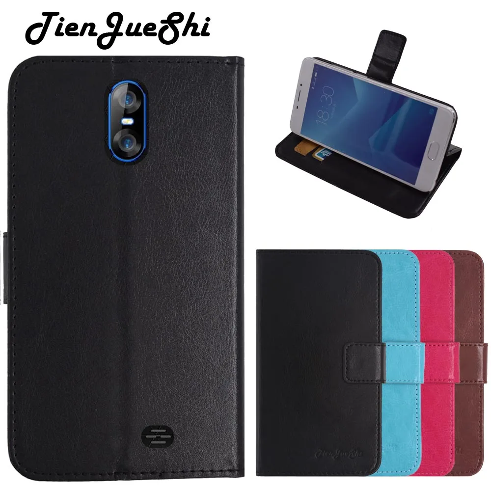 TienJueShi Flip Colour Book Stand Protect Leather Cover Shell Wallet Etui Skin Case For HOMTOM S12 5 inch | Мобильные телефоны и
