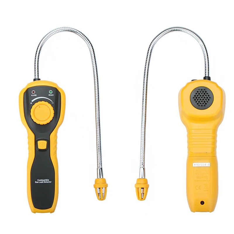 

Portable Flammable Natural Gas Leak Leakage Meter Detector Analyzer Handheld Combustible Gas Alarm Indication Tester Sensor Tool