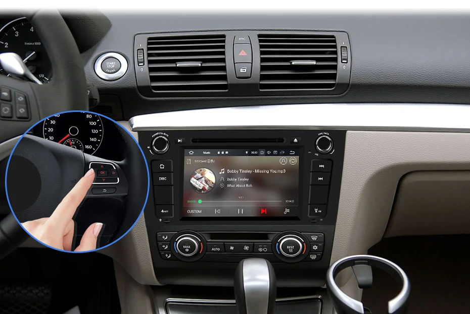 Discount Isudar 1 Din Auto Radio Android 9 For BMW E81/E82/E88 1 Series Car GPS Multimedia Player Canbus DSP USB DVR DVD Player RAM 4GB 18