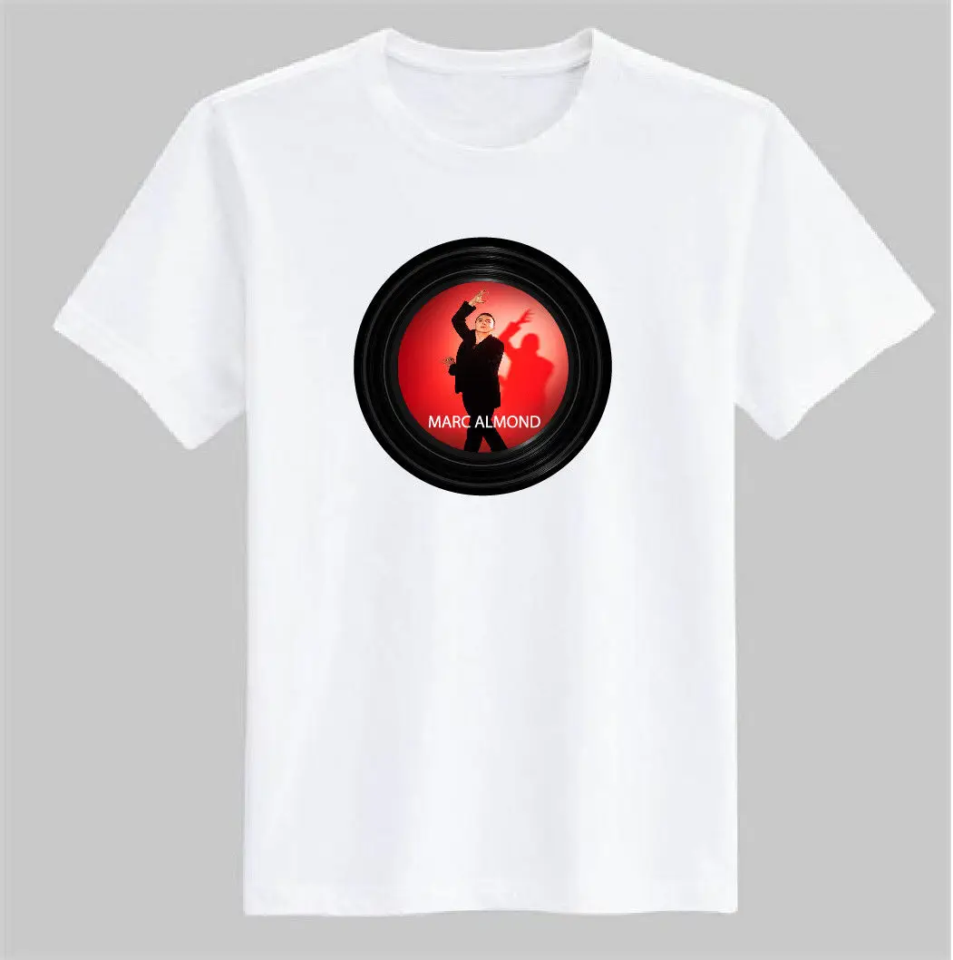 

NEW Marc Almond Soft Cell 80's Unisex Men's Printed T-Shirt Record /Single/Vinyl Cool Casual pride t shirt men Unisex New