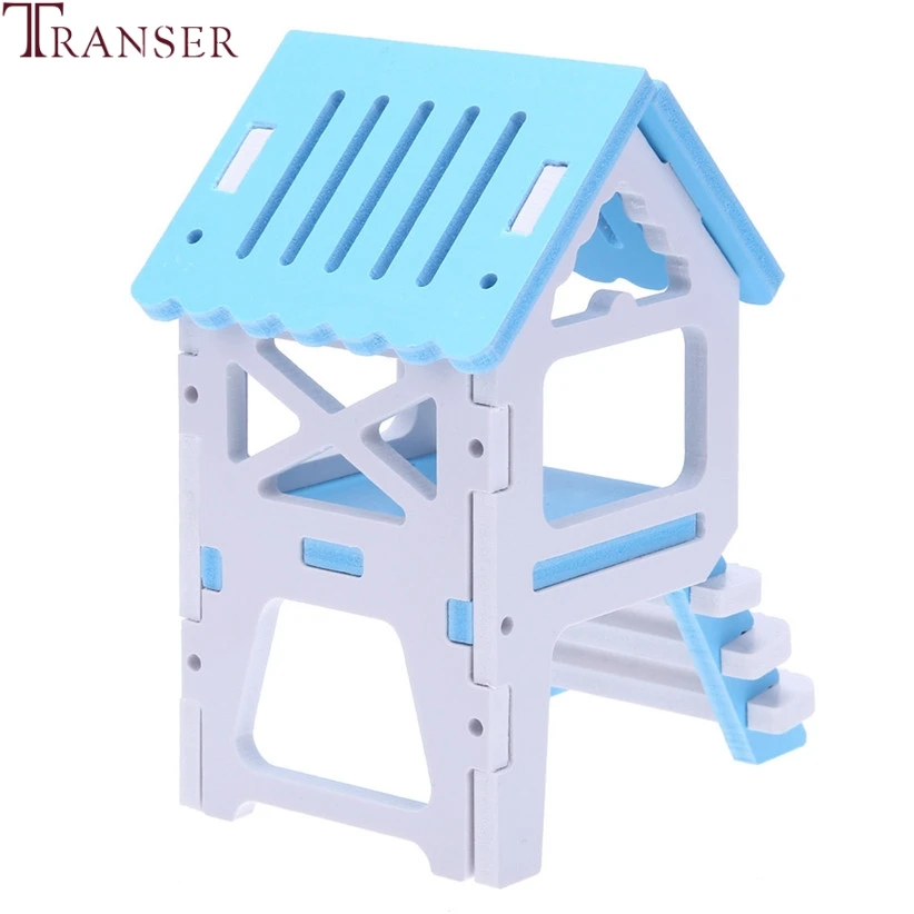Игрушка для маленьких домашних животных Transer мини домик с игрушечная лестница