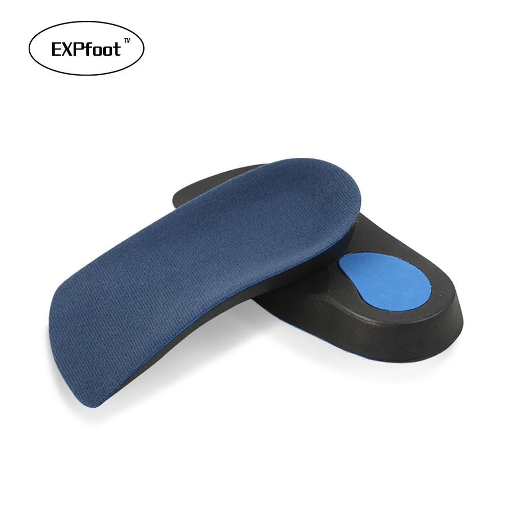 EXPfoot Flat Foot Orthotics Arch Support insoles O/X leg Half Shoe Pad ...