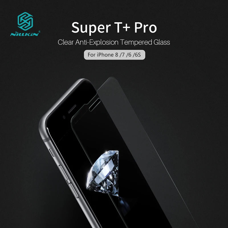 

Nillkin for iPhone 8 screen protector Amazing T+ Pro Tempered Glass for iPhone 8/7/6/6S tempered glass 4.7 inch Retail Package