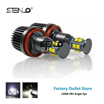 

Upgraded Angel Eye Led Marker White 6000K 120W for BMW E60 E61 E63 E64 E70 X5 E71 X6 E82 E87 E89 Z4 E92 M3 E93 E92120W1
