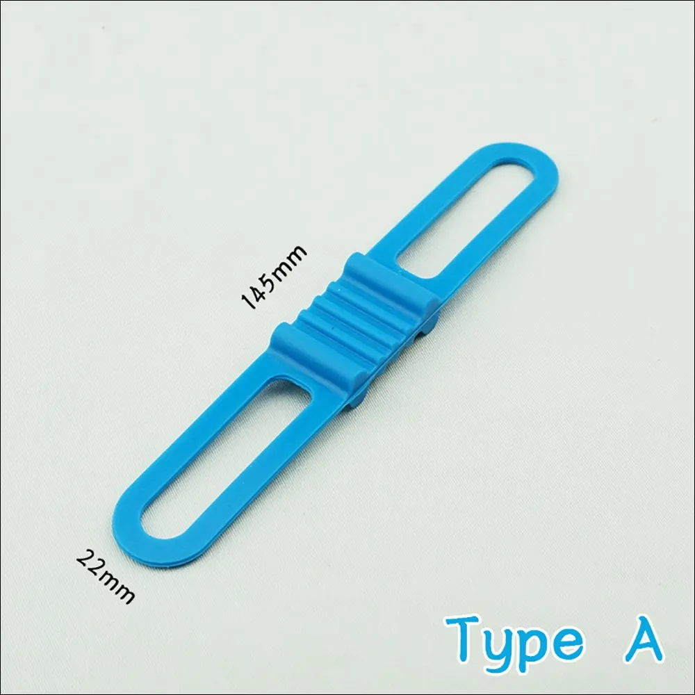 Sale 2016 Brand New Cheap Silicone Bicycle Light Tie Strap Portable Phone Flashlight Holder Cycling Bandages Torch Clip Clamp 0