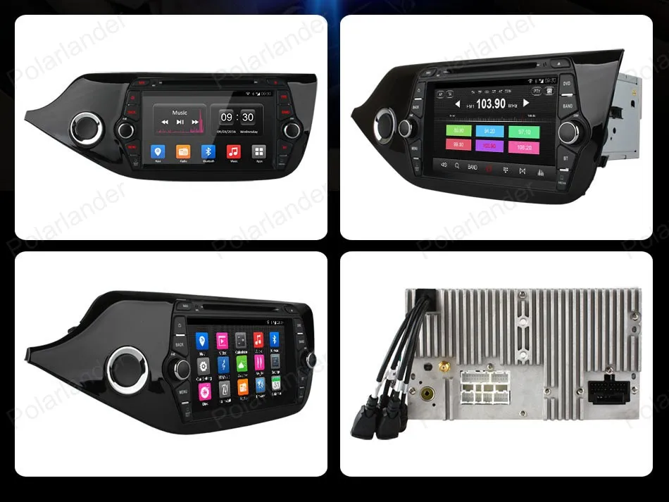 Sale 2 din Android 4.4 car dvd player Quad Core 8 inch car stereo 1024*600 screen radio for KIA CEED 2013-2015 18
