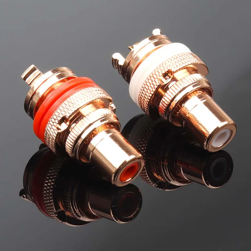 Медь RCA Femal разъем Plug Разъем Разъёмы CMC-816-U для CD-плеер DIY |