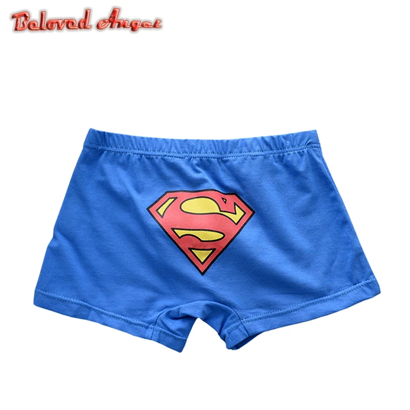 

5 Pcs/lot Boys Boxer Children's Cotton Underwear Cartoon Spiderman Underwear Baby Boxers Costume Kids Short Panties Mixed Color