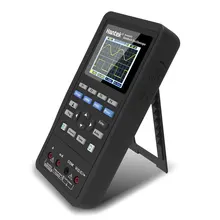 Hantek 3 in 1Function 2D42 Handheld Portable Digital Oscilloscope + Multimeter + Signal Source 2-CH USB Scopemeter 40/70MHz hantek oscilloscope digital osciloscopio cc65 1008c automotive portable generator usb 2 channels multimeter oscilloscope