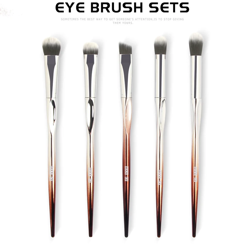 

5/4 pcs Professional Make-Up Brushes Diamond Crystal Make Up Brushes Hair Blending Brush Cosmetic Brush Set Pincel maquiagem