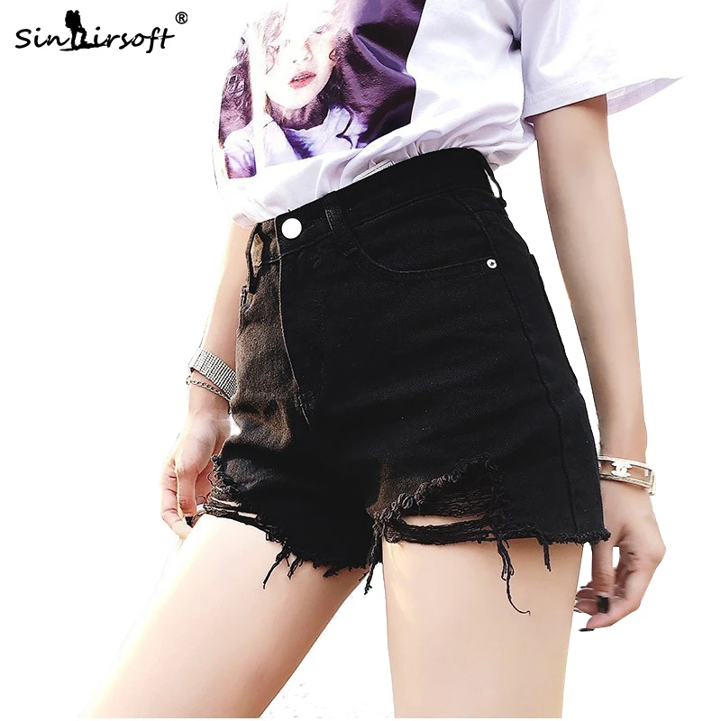 

Biker Shorts Summer High Waist Stretch White Pink Shorts Woman Shorts Sexy Black Denim Shorts Plus Size femme Candy Hot Shorts