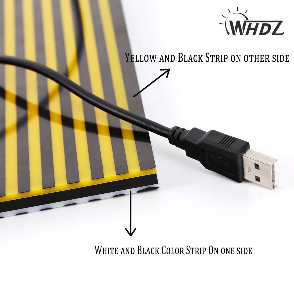 Hot LED Double Panel PDR Strip Line Board Paintless Dent Repair Tool Kit Lamp Reflective Borde 5v USB (6)