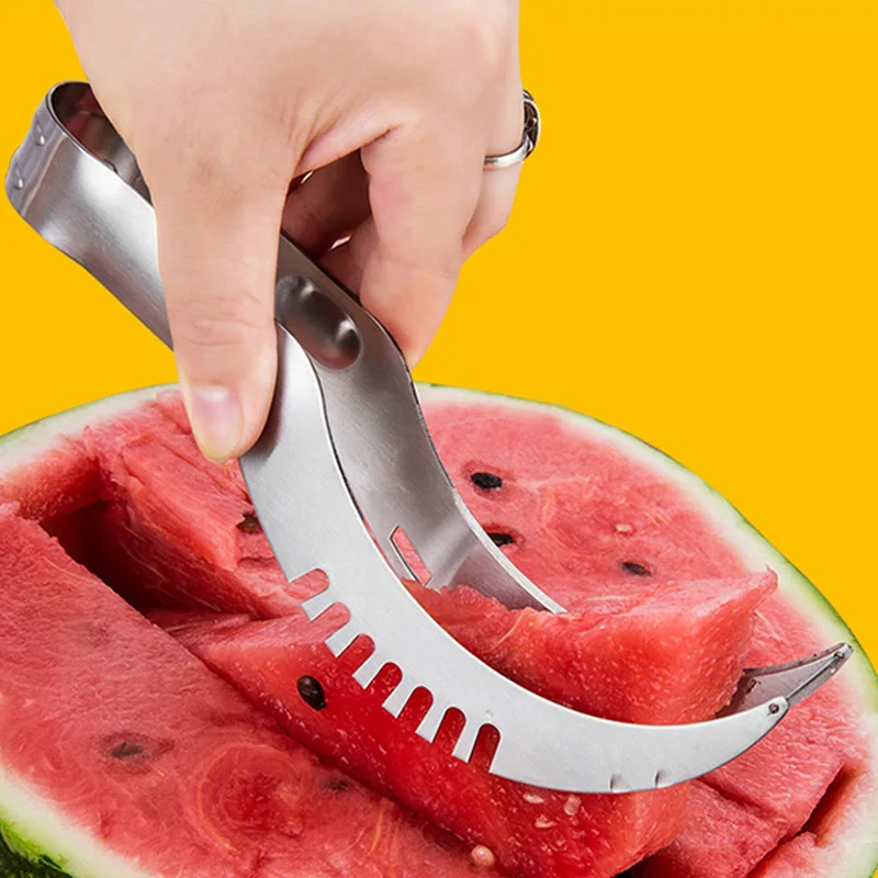 

Stainless Steel Watermelon Slicer Cutter Knife Corer Fruit Vegetable Cutter Tools Slicer kitchen gadgets accessories