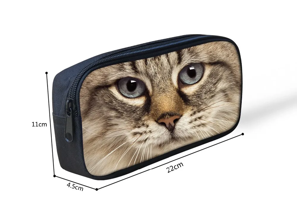 Animais Lápis Sacos Grande Meninas Cosméticos Lápis
