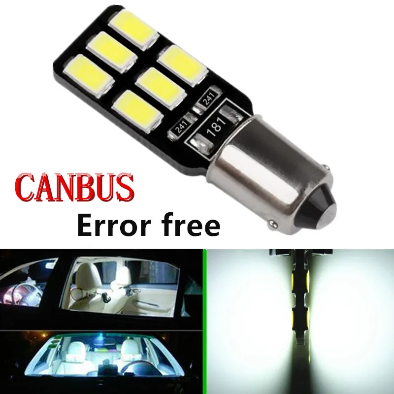 BA9S 12 SMD 5630 LED Canbus лампы без ошибок t4w h6w Автомобильные светодиодные интерьерные
